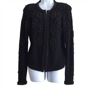 VTG Outlander Lambswool Angora Beaded Card…